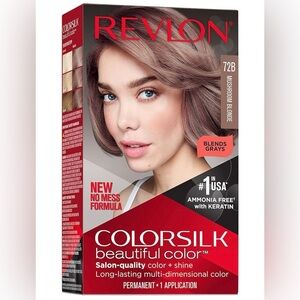 Revlon Salon Quality Permanent Hair Color 72B Mushroom Blonde – New in Box